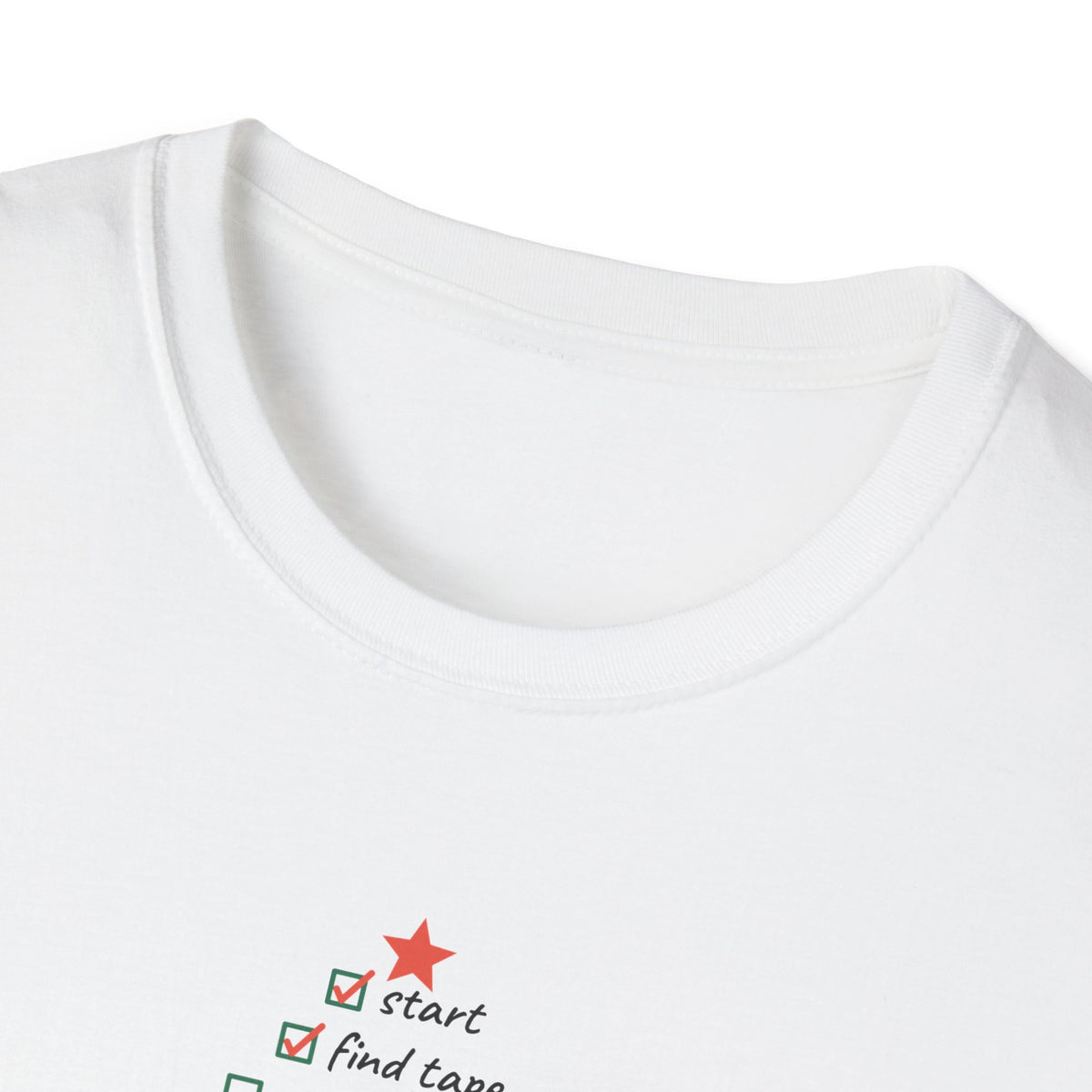 Executive Function Christmas Tree funny ADHD t-shirt to-do list design (view 5)
